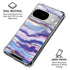 Blue Violet Watercolor Geode Google Pixel 10 Clear Case